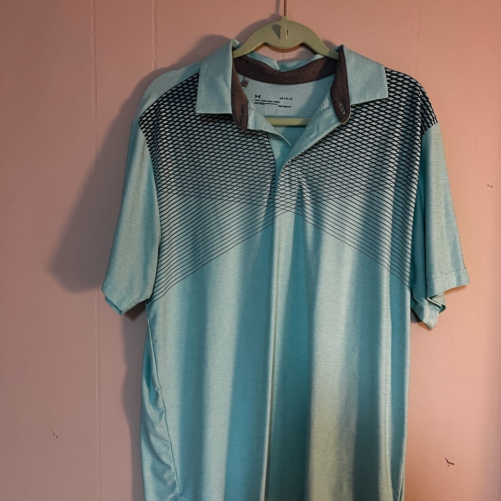 Under Armour Men's Aqua Polo Shirt